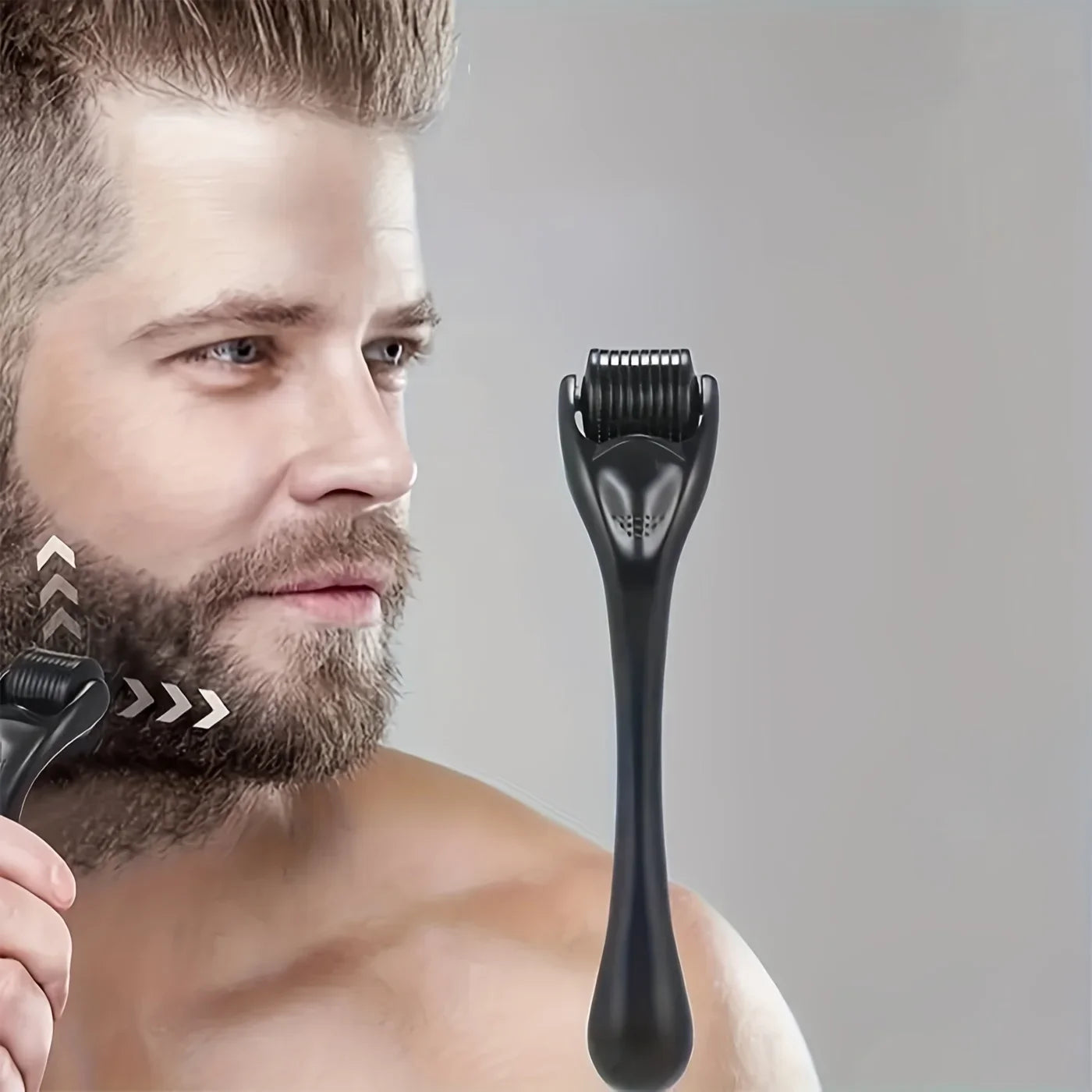 1Pcs Microneedle Roller For Face Beard Roller Microneedling Roller Beard Care Kit Hair Care Beard Care Kit Beauty Instrument